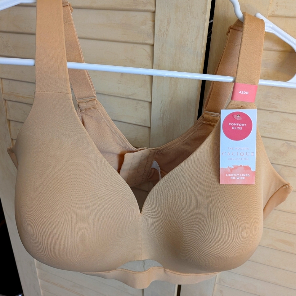 Lane Bryant Cacique Collection Lightly-Lined NO Wire Bra 42DD